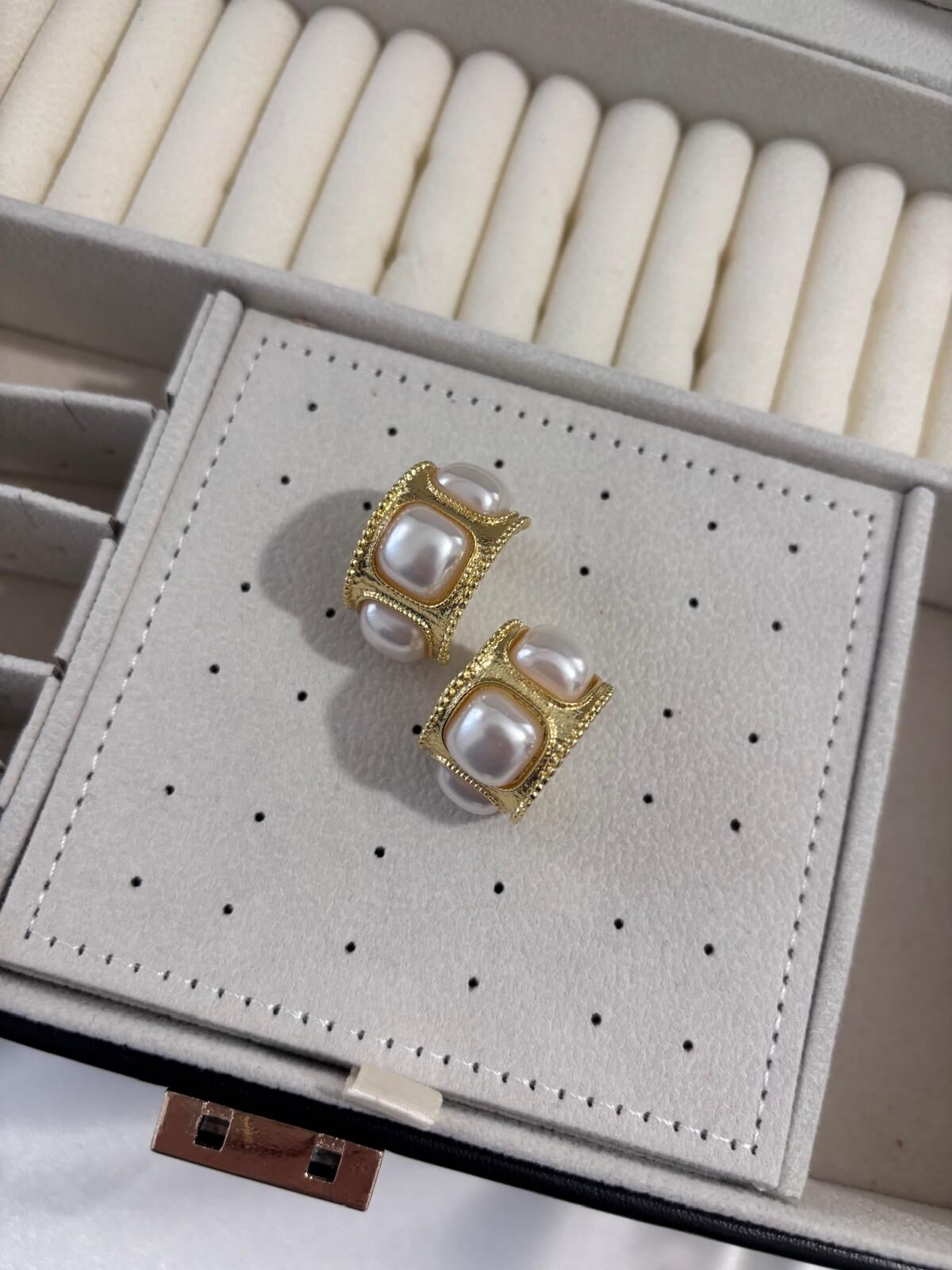 İncili Kalın Çelik Halka