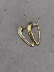 Xuping İnce Uzun Taşlı Küpe