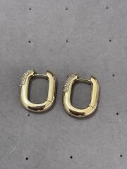 Xuping Mini Yarım Taşlı Halka Küpe