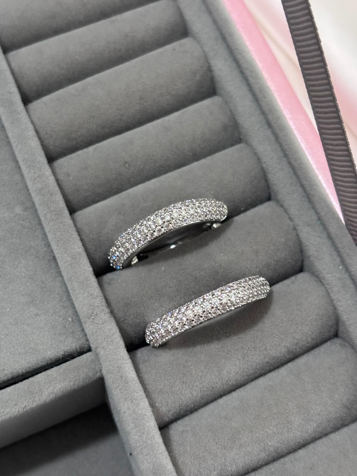 Xuping Silver Taşlı Halka Küpe