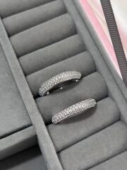 Xuping Silver Taşlı Halka Küpe