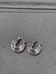 Xuping Silver Bombeli Halka Küpe