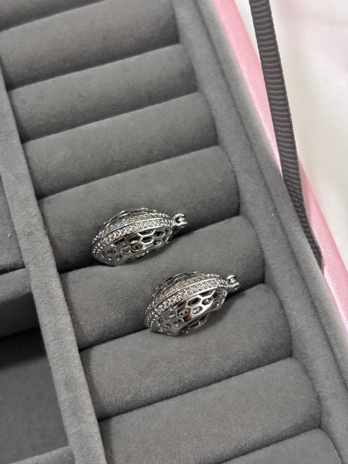 Xuping Silver Bombeli Halka Küpe