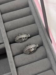 Xuping Silver Bombeli Halka Küpe