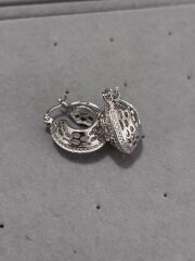 Xuping Silver Bombeli Halka Küpe