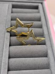 Xuping Gold Yıldız Halka Küpe