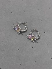 Xuping Renkli Kelebek Küpe