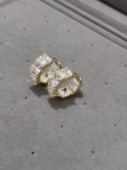 Xuping Büyük Taşlı Mini Halka Küpe