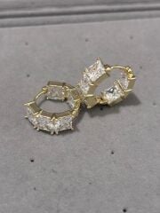 Xuping Büyük Taşlı Mini Halka Küpe