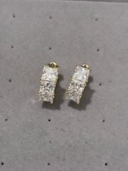 Xuping Büyük Taşlı Mini Halka Küpe