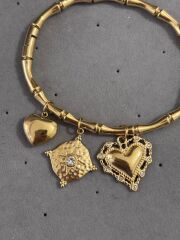 Çelik Kalpli Charmlı Kelepçe