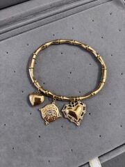 Çelik Kalpli Charmlı Kelepçe