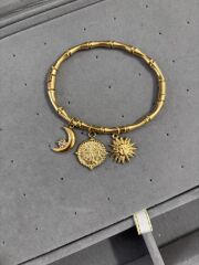 Çelik Güneş-Rozet Charmlı Kelepçe