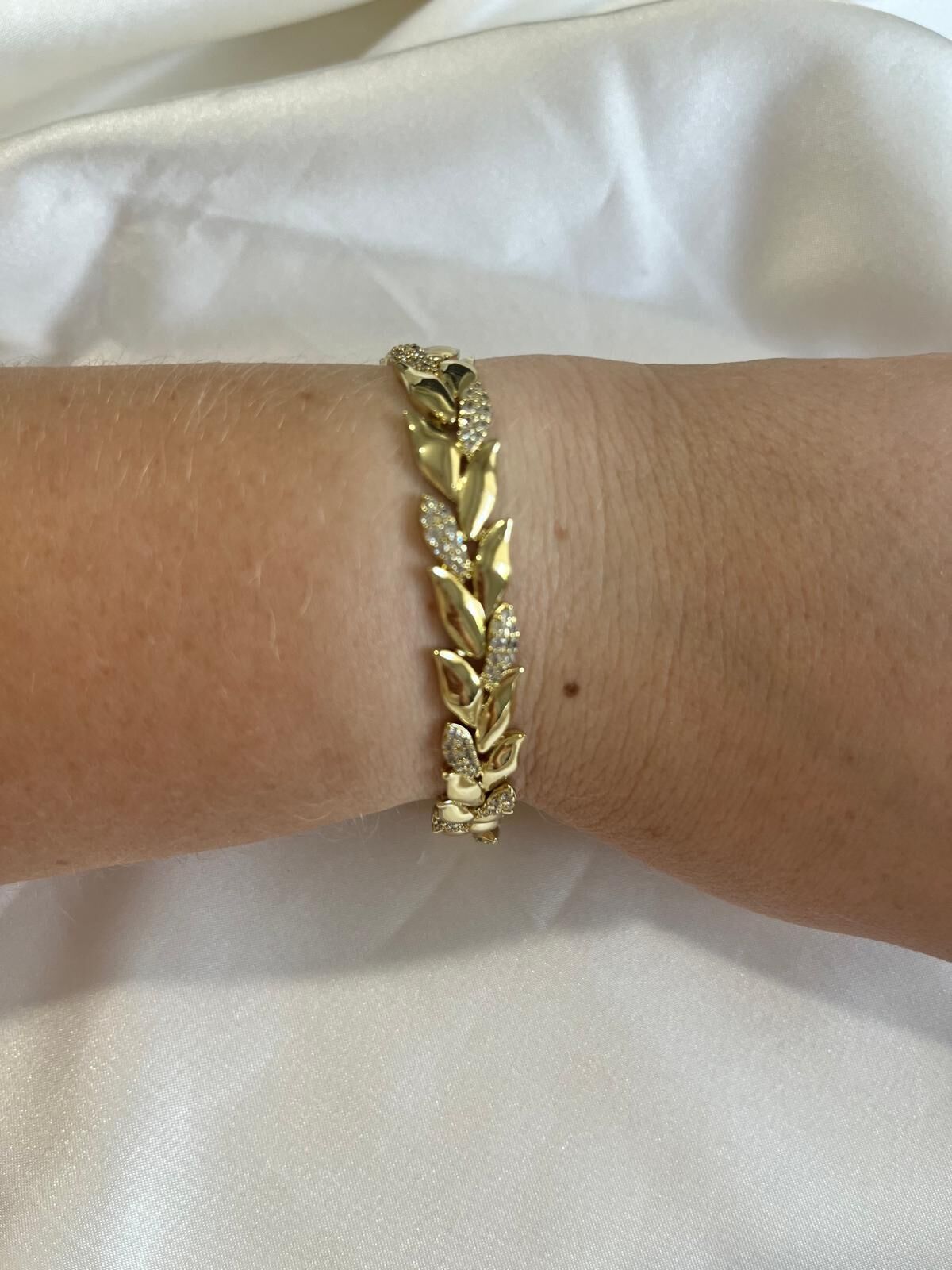 Xuping Gold Taşlı Başak Bileklik