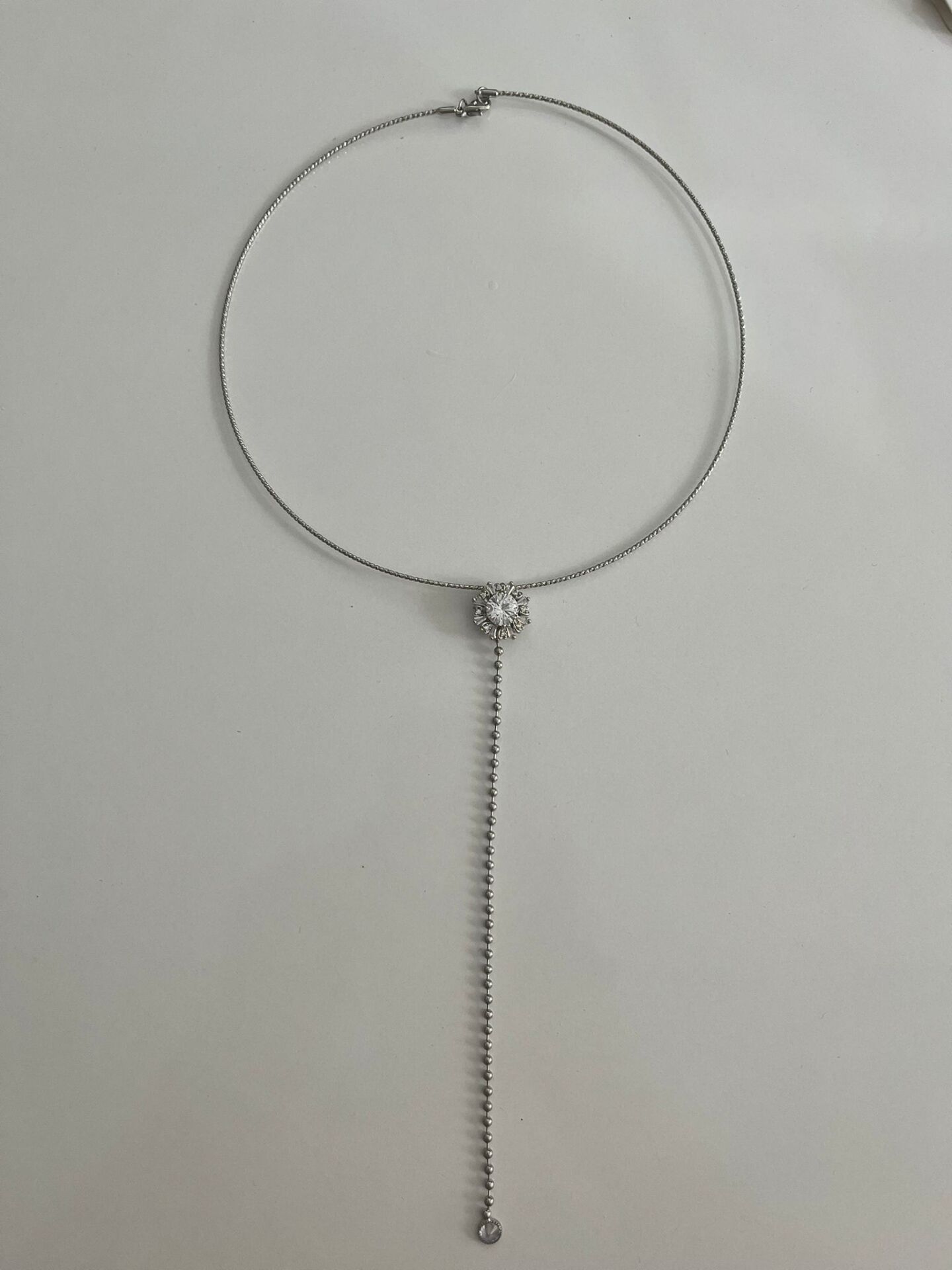 Xuping Işıltı Damlası Choker Kolye