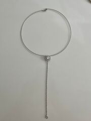 Xuping Işıltı Damlası Choker Kolye